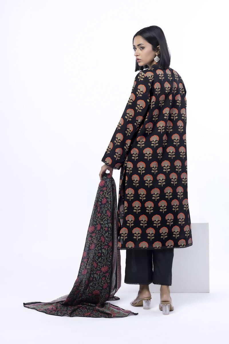 Printed | Cotton | Tailored 3 Piece | USD 22.50