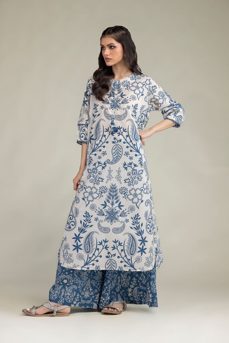 Printed | Cambric | Floral Cambric Kurta | USD 25.00