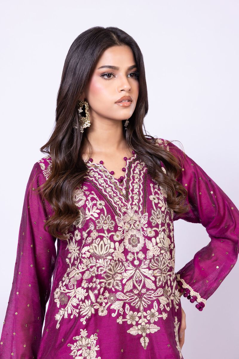 Embroidered | Viscose Polyester Net | Kurta | USD 30.00