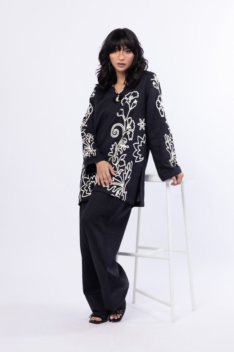 Dyed | Double Layer Striped | Pants | USD 8.40