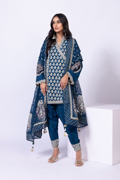 Embroidered | Viscose Oak Silk | Kurta | USD 70.00