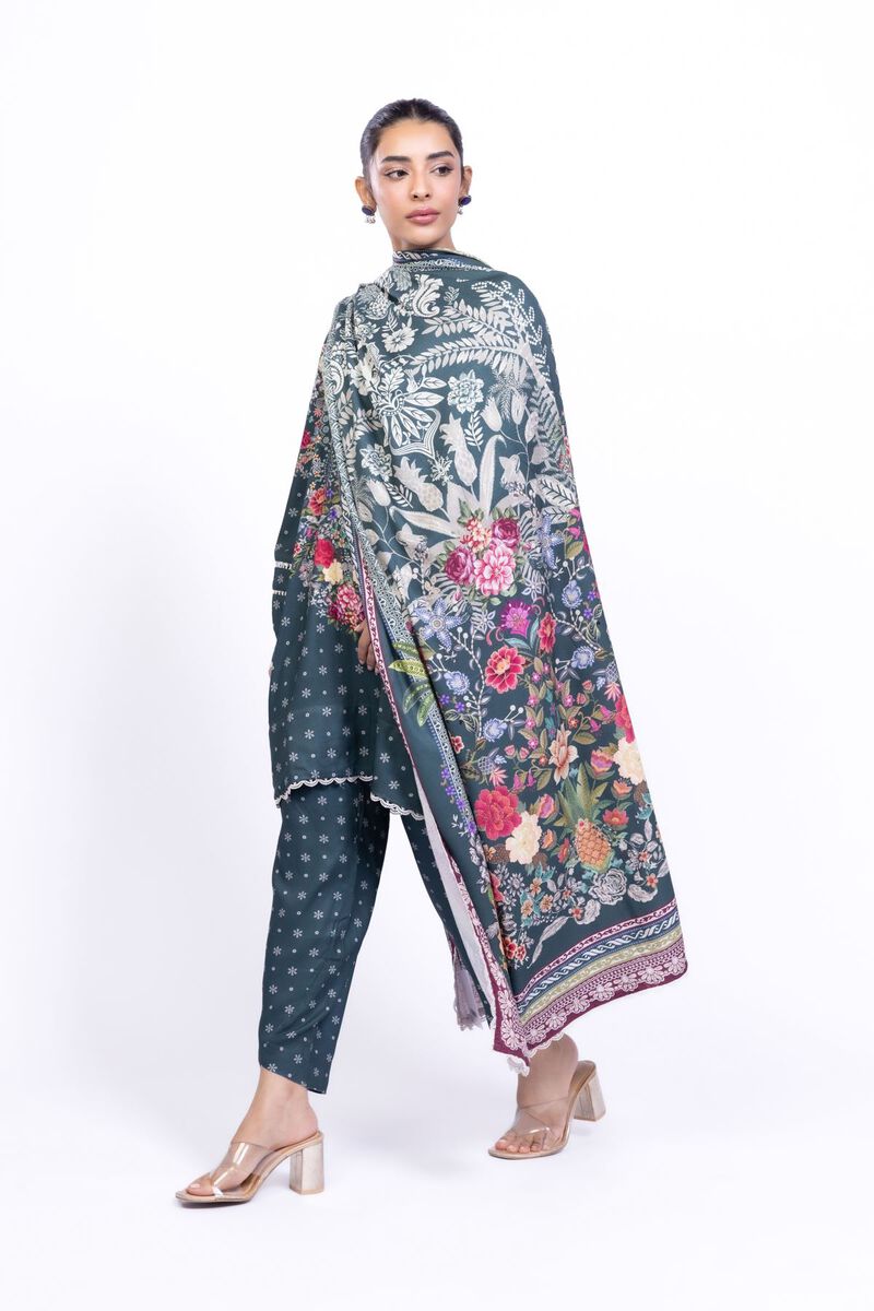 Printed | Satin | Dupatta | USD 11.00
