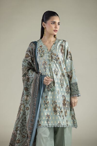 Printed | Jacquard | Tailored 3 Piece | USD 65.00