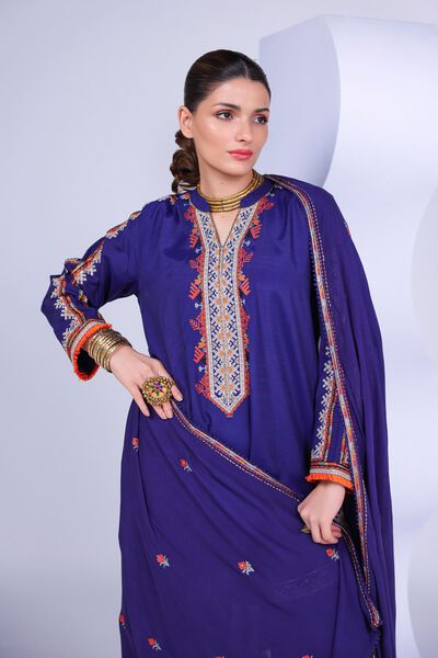 Embroidered | Light Thai Silk | Dupatta | USD 33.00
