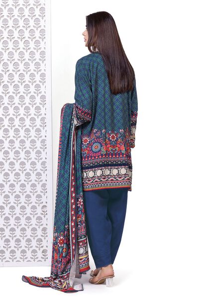 Printed | Marina Twill | Tailored 3 Piece | USD 37.50