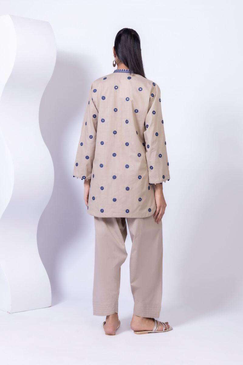 Embroidered | Crosshatch Poplin | Kurta | null