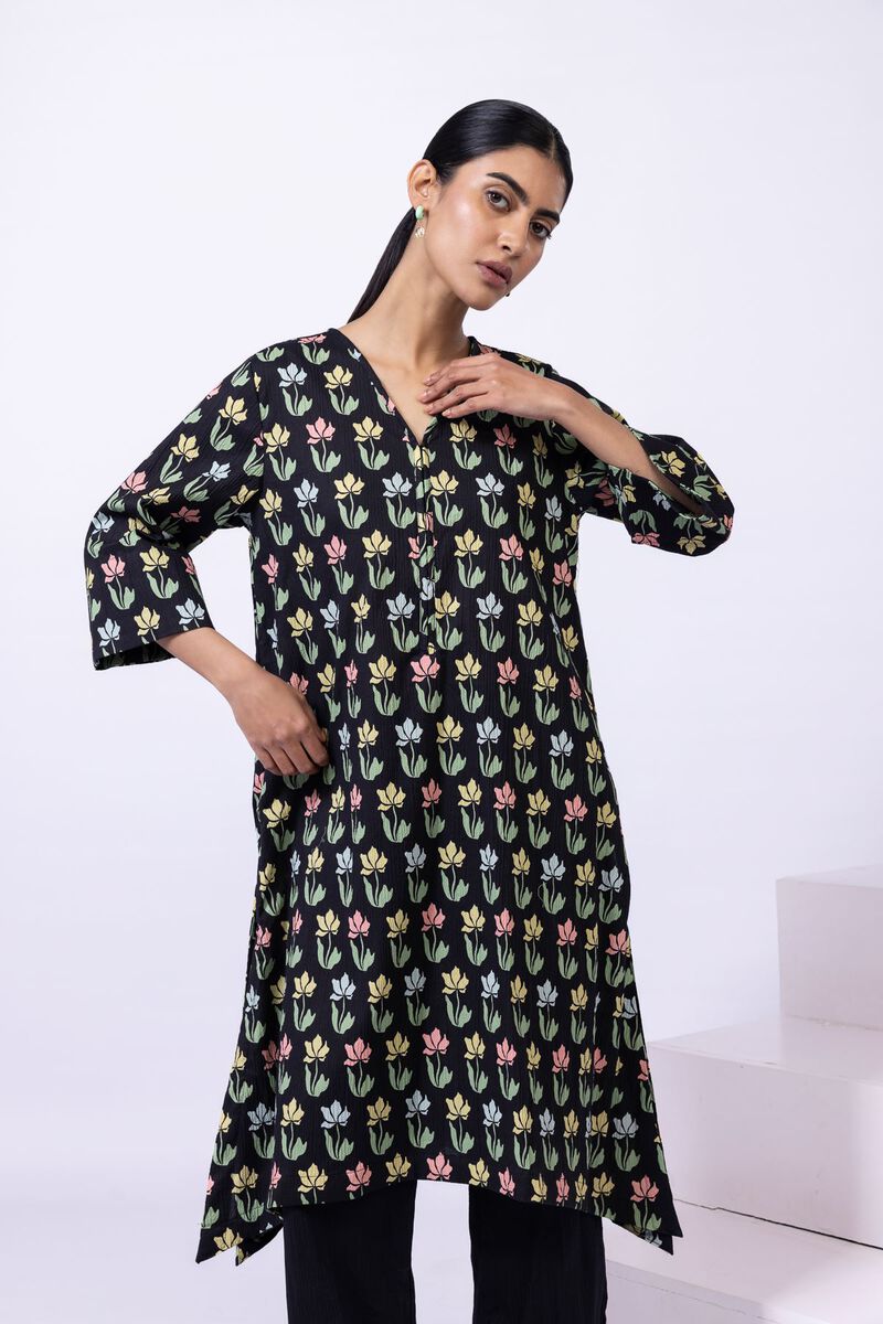 Printed | Ripple Crinkle | Kurta | USD 7.50