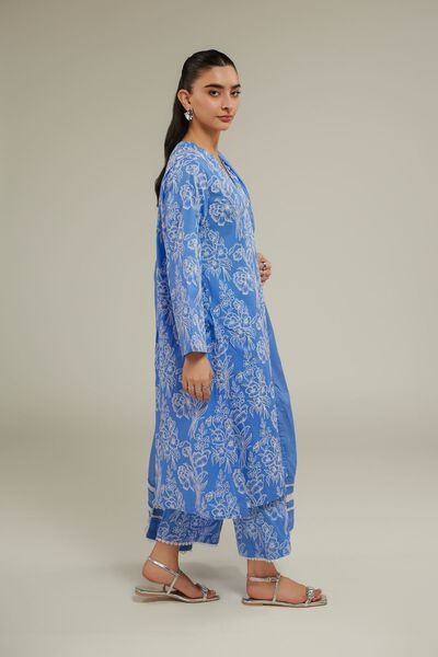 Cambric | Blue Floral Pants | USD 30.00