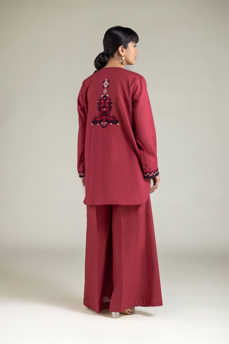 Embroidered | Cambric | Cambric 2-Piece Tailored | USD 45.00