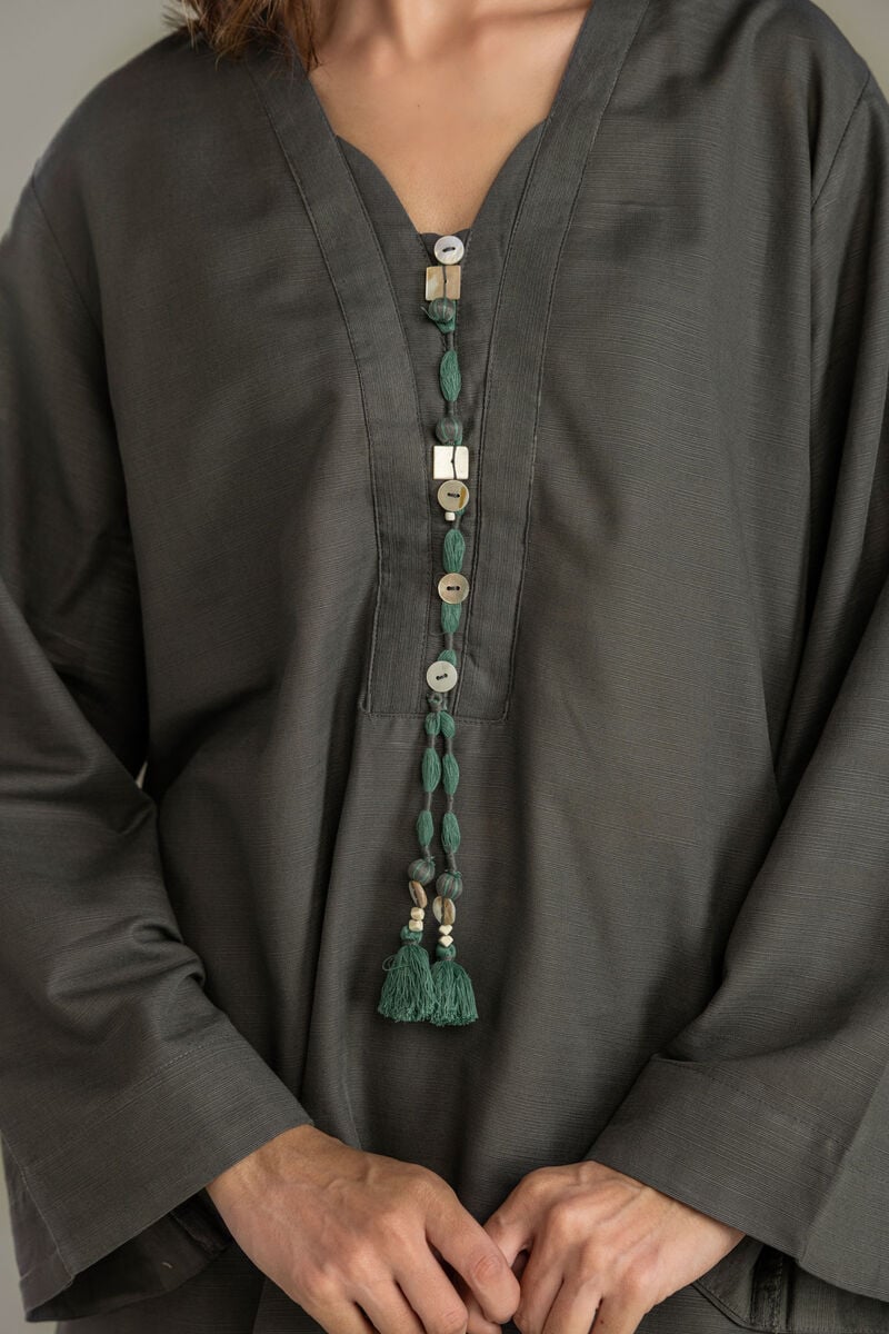 Printed | Light Khaddar | Short V-Neck Kurta | USD 35.00