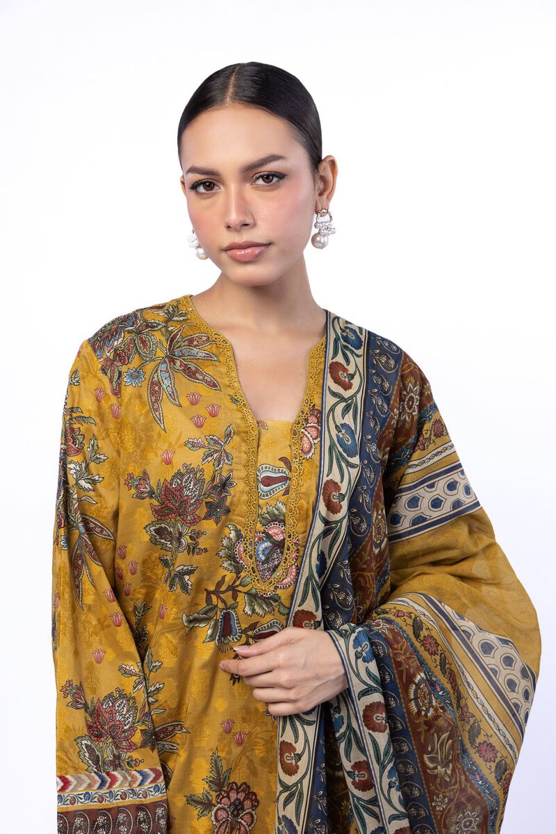 Printed | Broshia | Tailored 3 Piece | USD 65.00