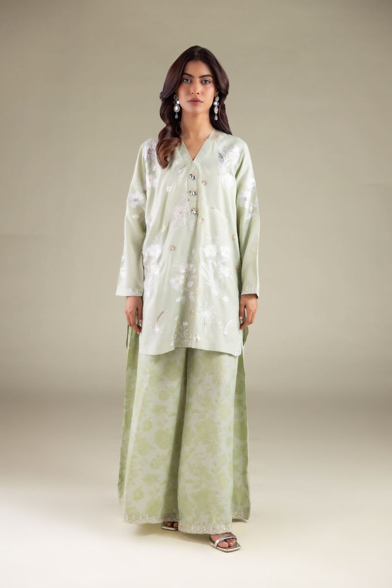 Embroidered | Raw Silk | Kurta | USD 55.00