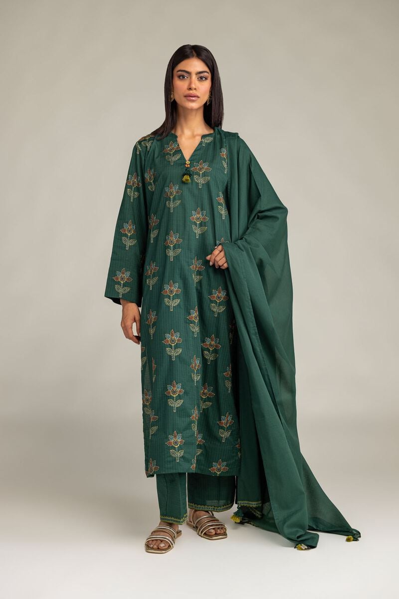 Embroidered | Lawn | Floral Lawn Dupatta | USD 30.00