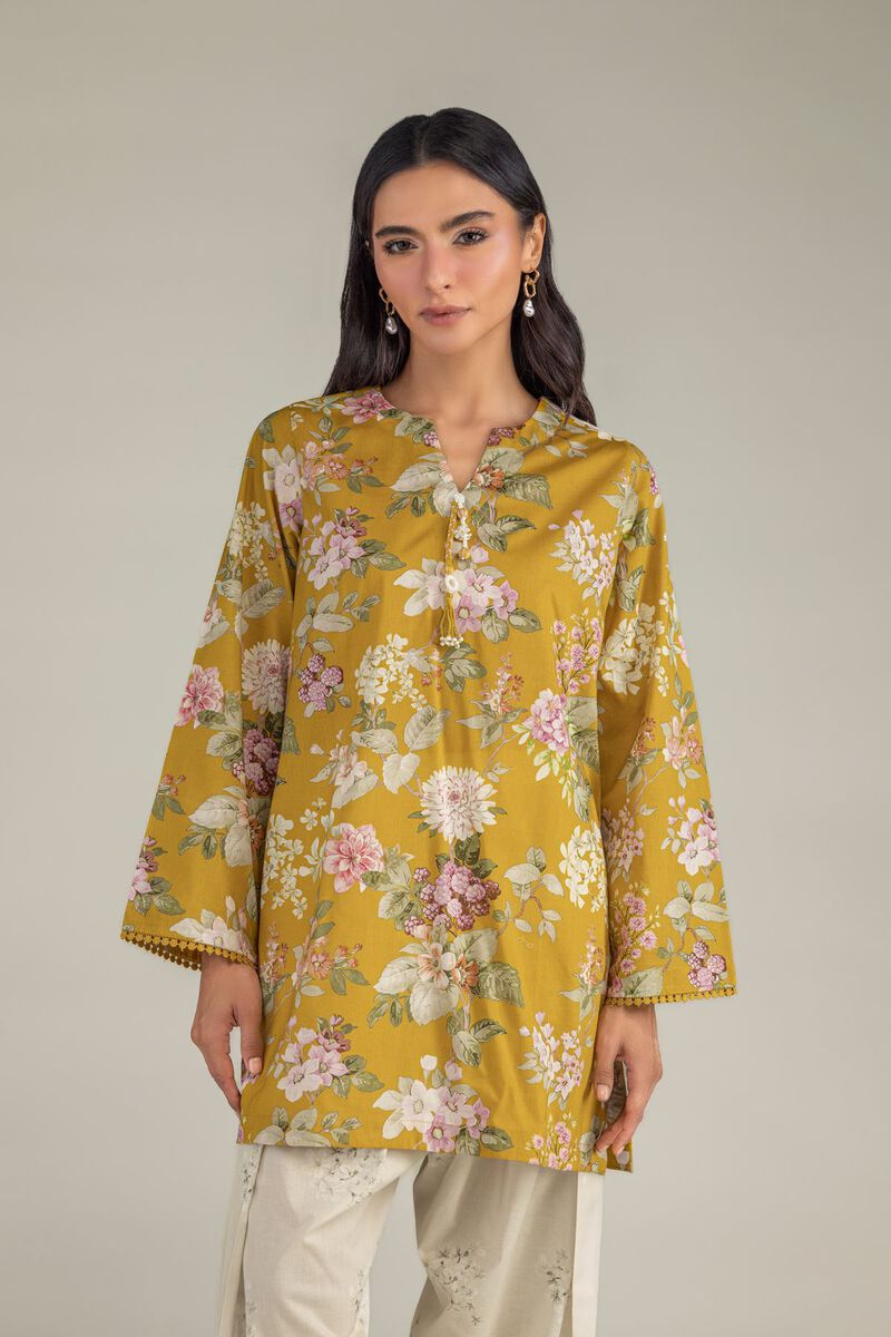 Printed | Cambric | Floral Cambric Kurta | USD 35.00