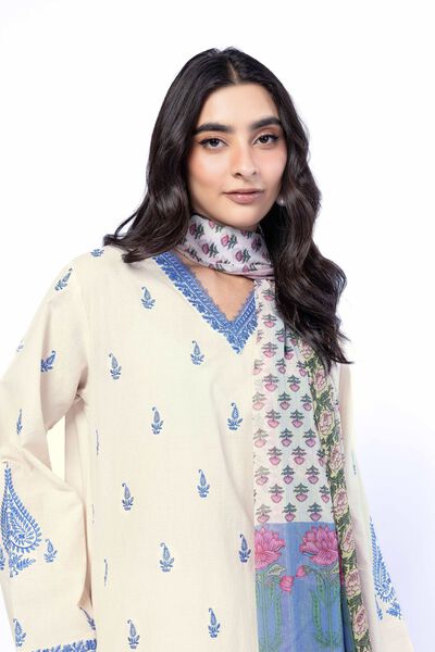 Embroidered | Cotton Dobby | Tailored 3 Piece | USD 75.00