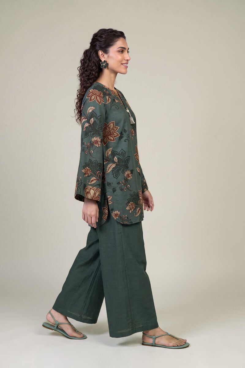 Printed | Light Khaddar | Solid Khaddar Pants | USD 30.00