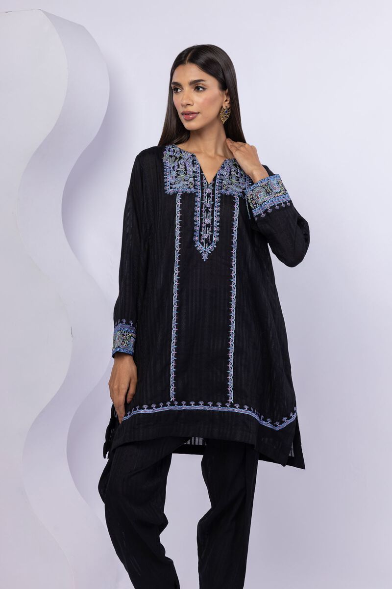Embroidered | Leno | Kurta | USD 35.00