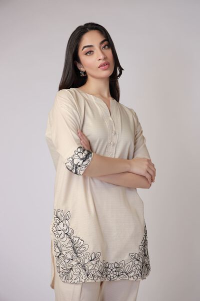 Embroidered | Cotton Dobby | Kurta | USD 17.50