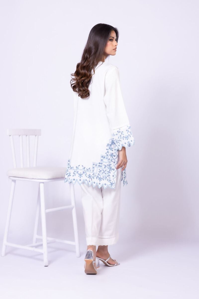 Embroidered | Dull Raw Silk | Kurta | USD 30.00