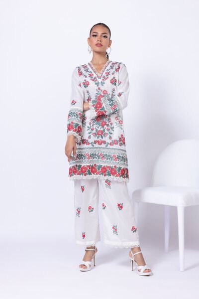 Embroidered | Cambric | Pants | USD 12.00