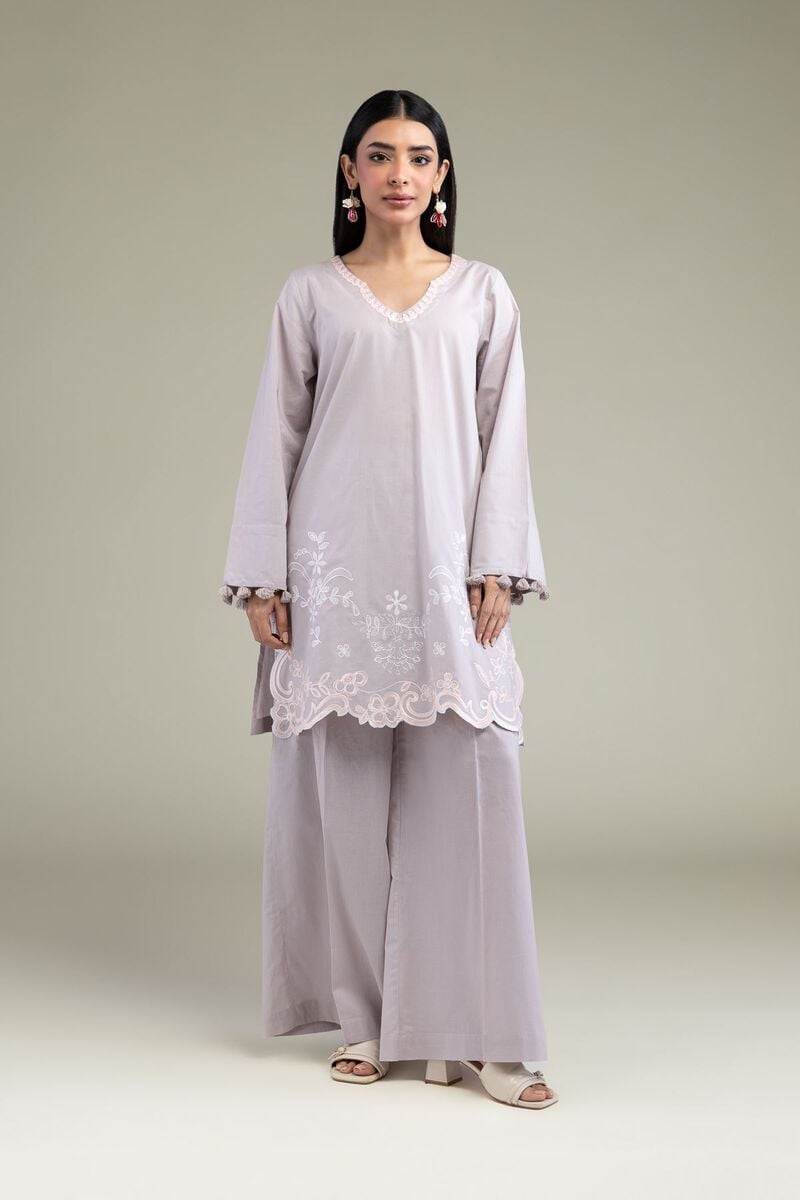 Embroidered | Cambric | Floral Cambric Kurta | USD 35.00