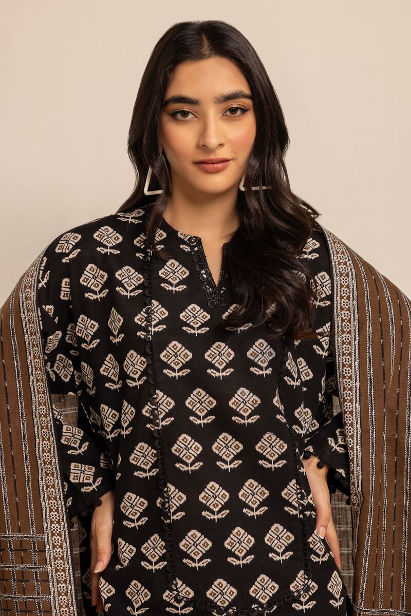 Printed | Light Khaddar | Fabrics 3 Piece | null