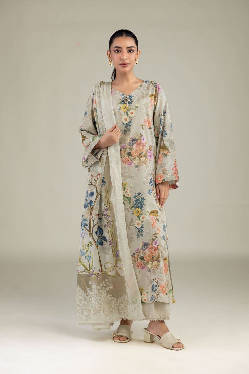 Printed | Cotton Dobby | Long Floral Kurta | USD 30.00