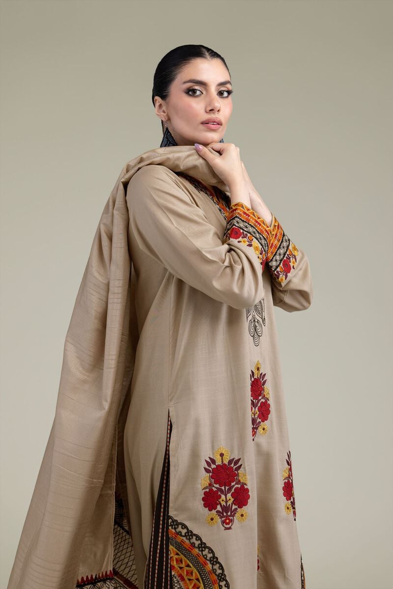 Embroidered | Polyester Silk | Silk Dupatta | USD 35.00