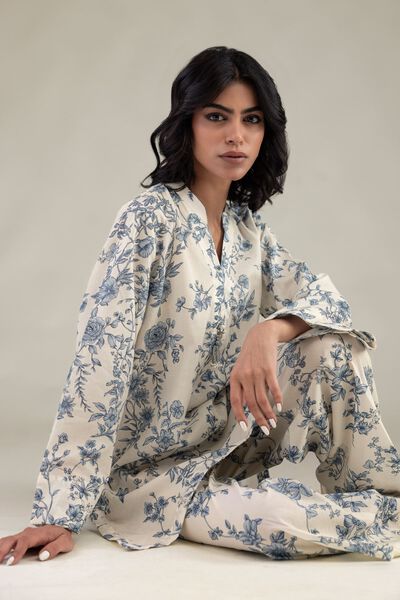 Embroidered | Cambric | Short Floral Kurta  | USD 35.00