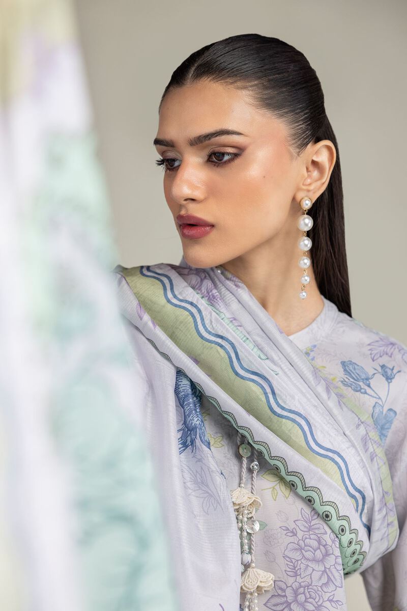 Embroidered | Polyester Silk | Floral Silk Dupatta | USD 30.00