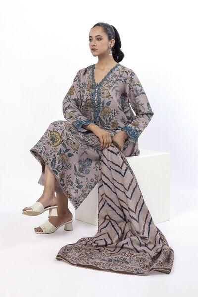 Embroidered | Light Khaddar | Tailored 3 Piece | USD 50.00