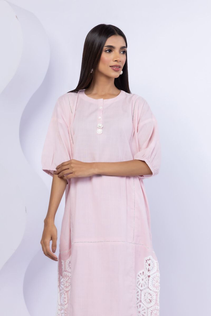 Embroidered | Crosshatch Poplin | Kurta | USD 17.50