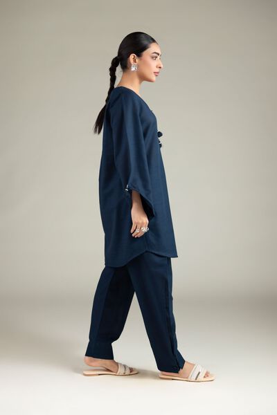 Dyed | Textured Cotton | Solid Straight Shalwar | USD 25.00