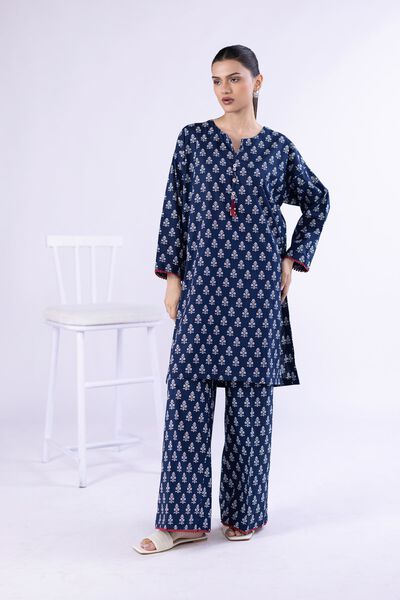 Printed | Crosshatch Poplin | Pants | USD 15.00