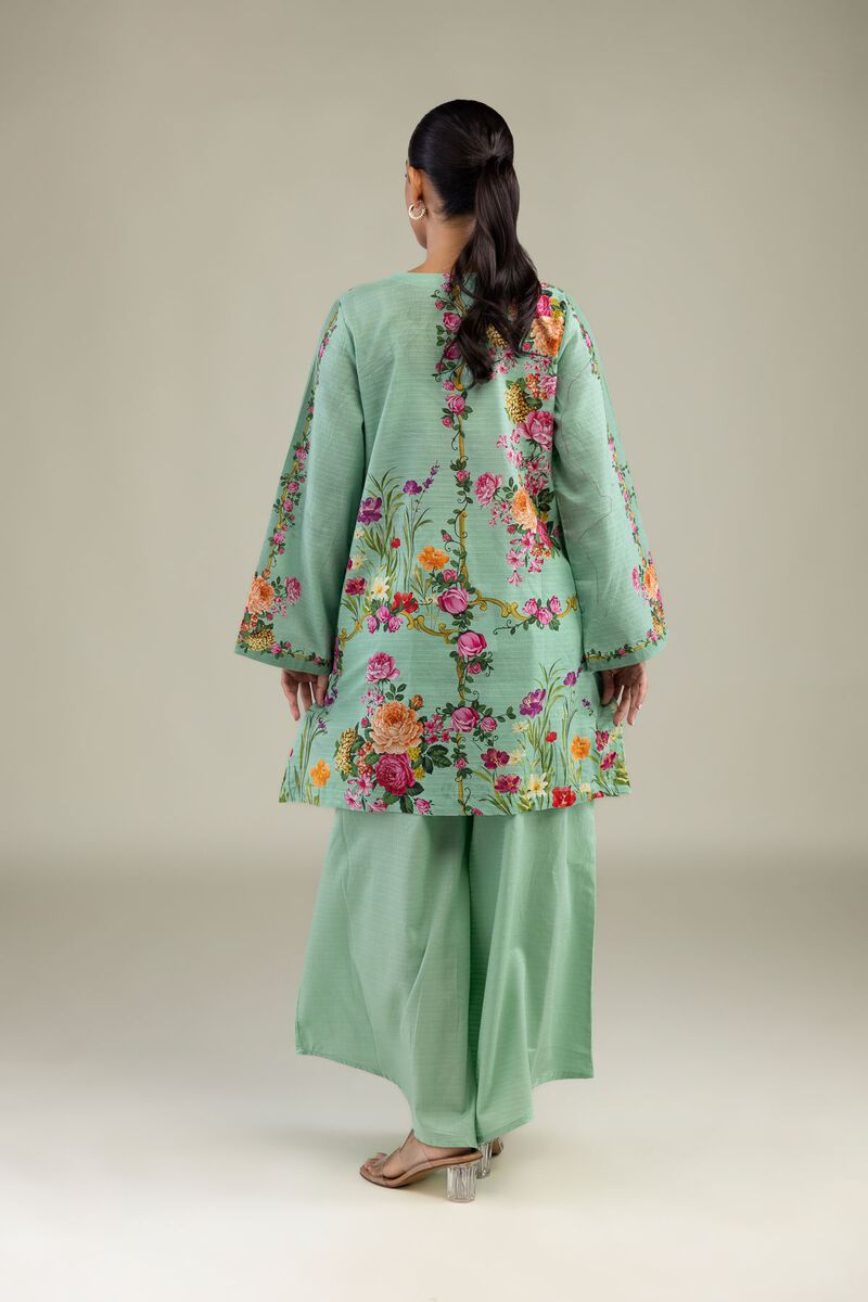 Printed | Cotton Dobby | Mint Dobby Kurta | USD 35.00