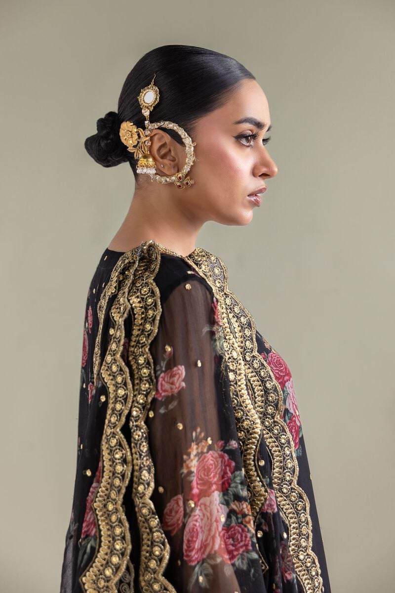 Embroidered | Chiffon | Floral 3-Piece Set | USD 180.00