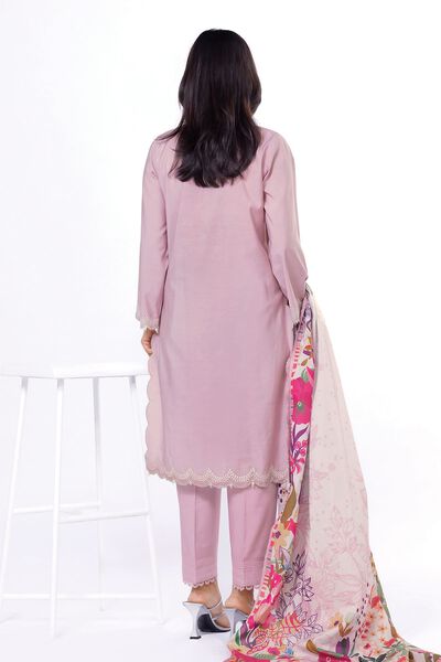 Embroidered | Dull Raw Silk | Fabrics 3 Piece | USD 37.50