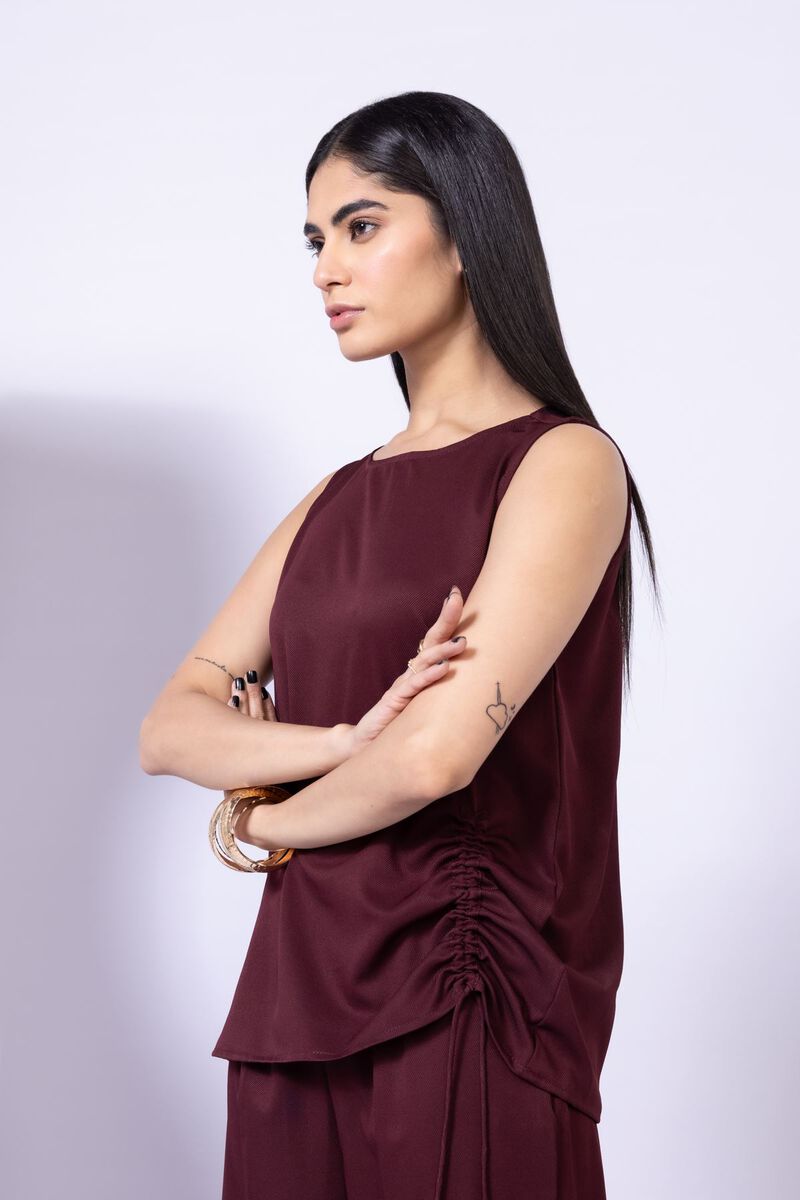 Dyed | Polyester Twill | Blouse | USD 7.50