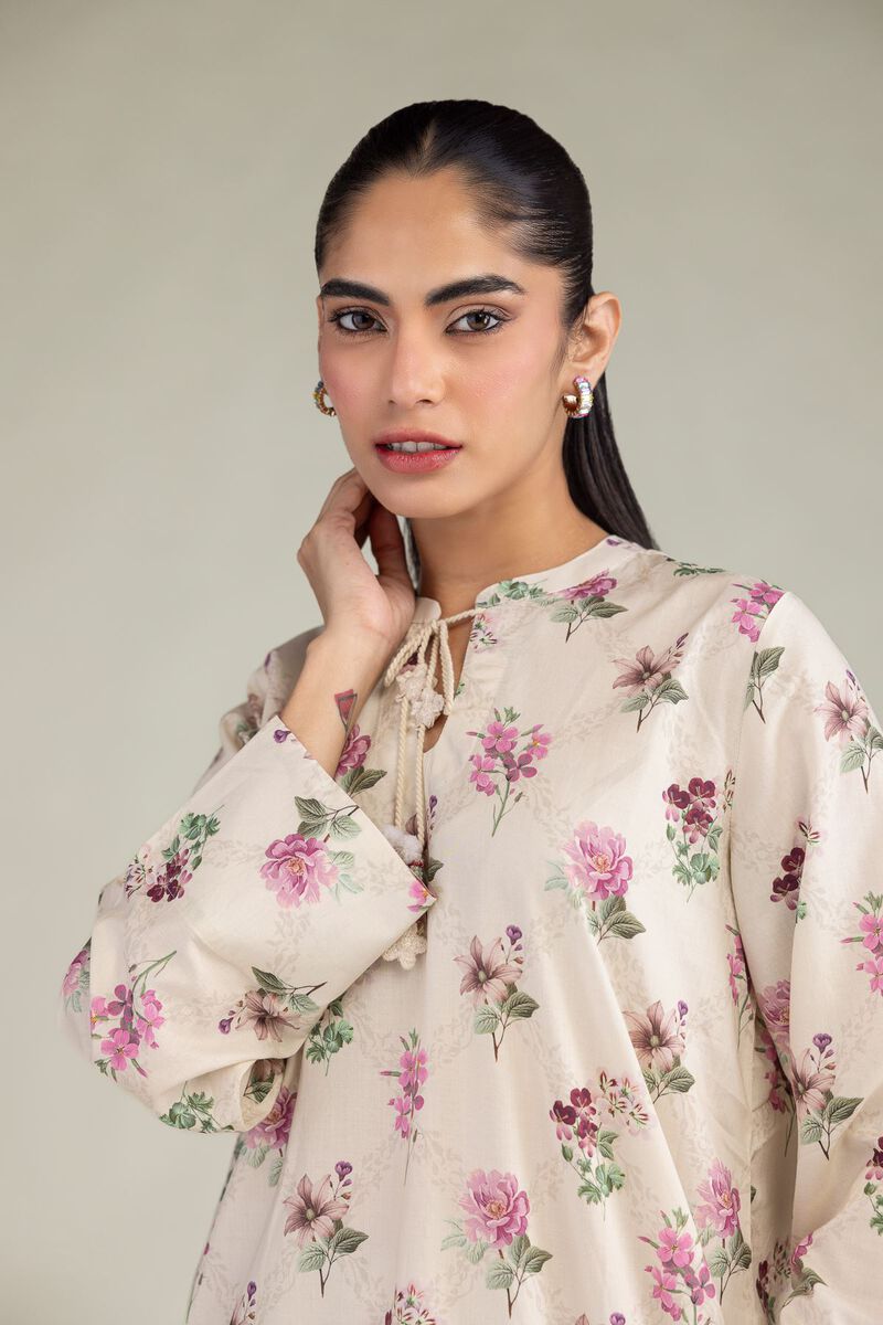 Printed | Cotton Viscose | Floral Short Kurta | USD 40.00