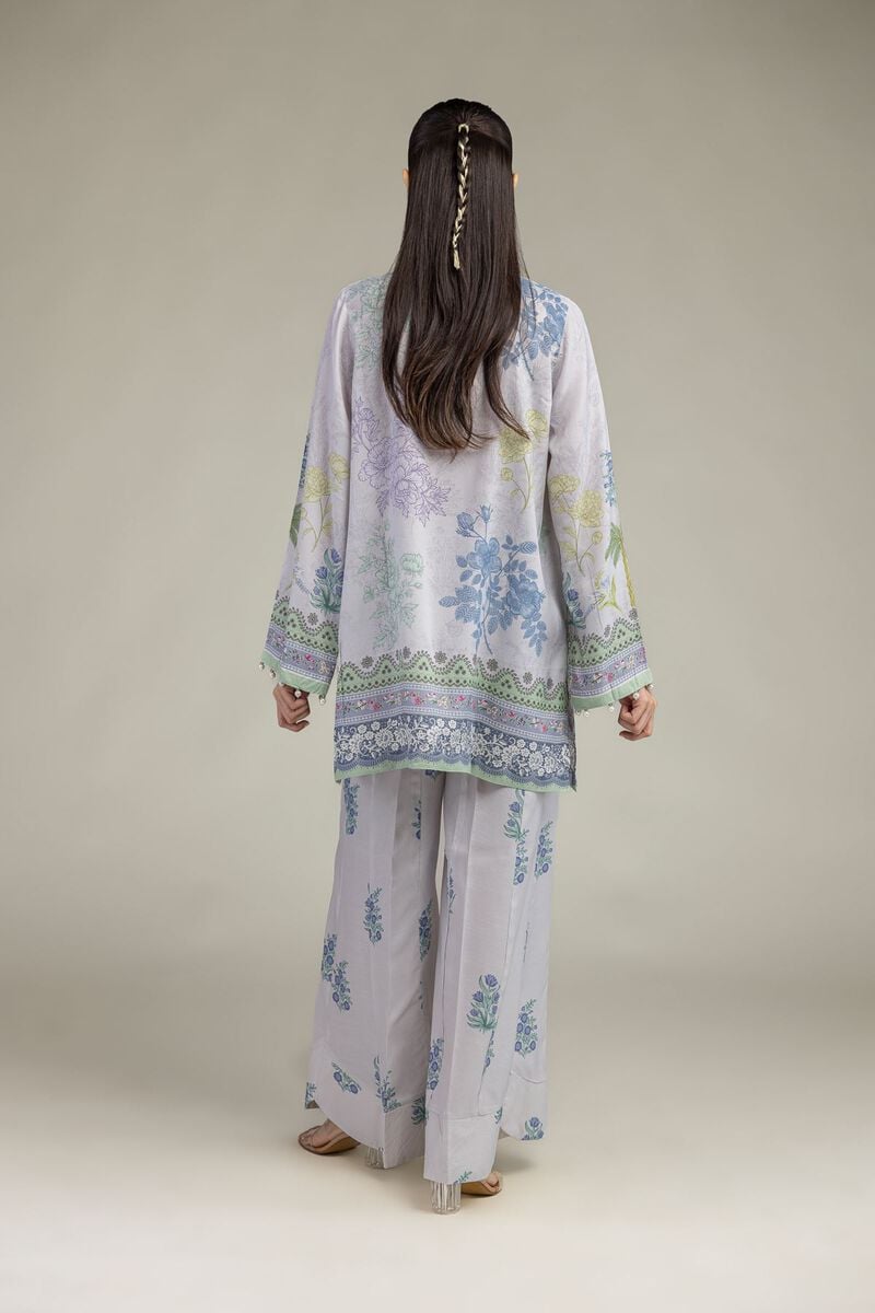Embroidered | Raw Silk | Floral Silk Kurta | USD 45.00