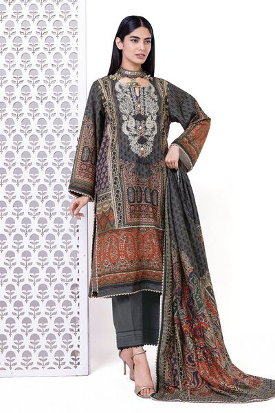 Embroidered | Light khaddar Messuri | Tailored 3 Piece | USD 37.50