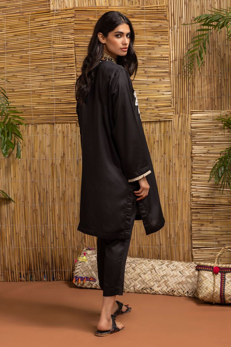 Classic Kurta, BLACK, hi-res image number null