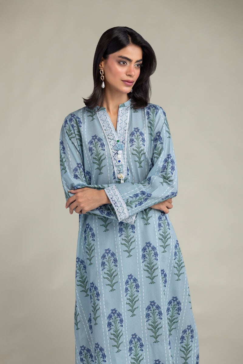 Embroidered | Cambric | Long Cambric Kurta | USD 40.00