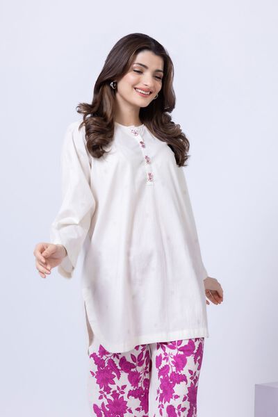 Dyed | Ripple Crinkle | Kurta | USD 30.00