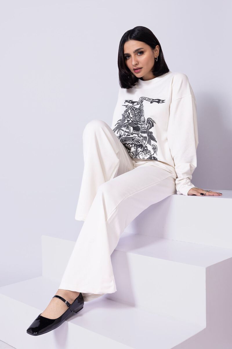 Printed | Lycra Terry | Sweatshirt | USD 6.00