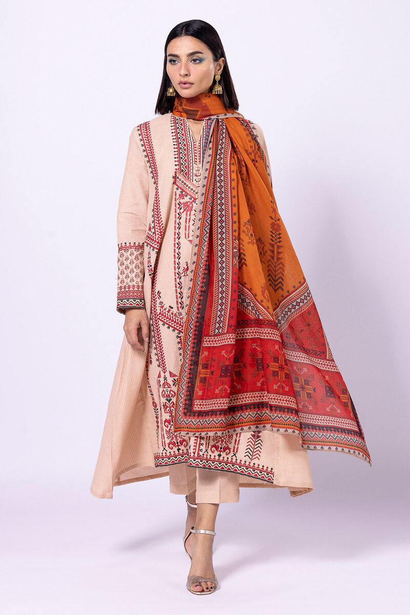 Embroidered | Diamond Dobby | Fabrics 3 Piece | null