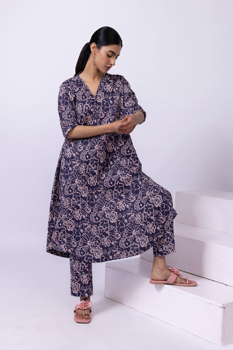 Printed | Ripple Crinkle | Pants | USD 5.40
