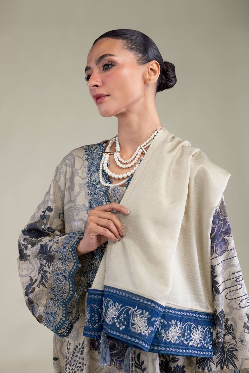 Embroidered | Polyester Silk | Floral Silk Dupatta | USD 35.00