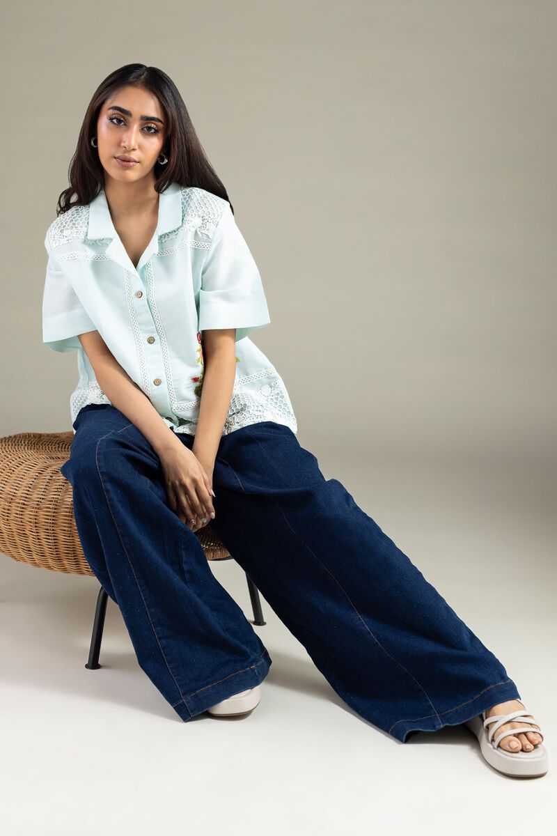 Embroidered | Mesuri | Shirt | USD 17.50