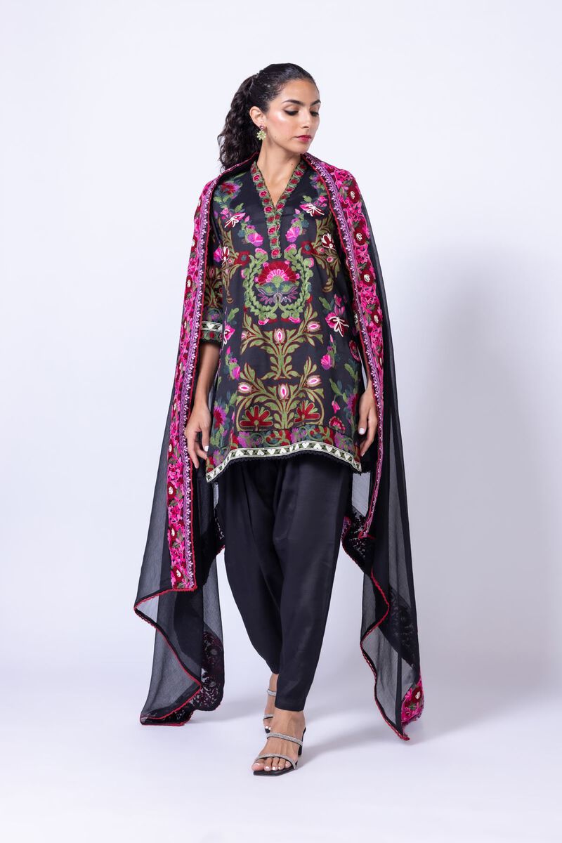 Dyed | Raw Silk | Shalwar | USD 6.00